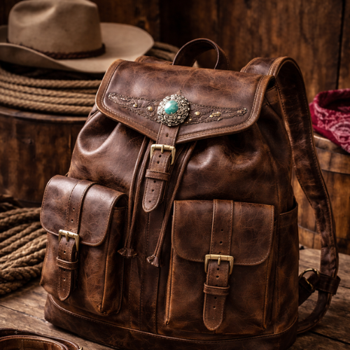 Fringe Leather Crossbody Bag