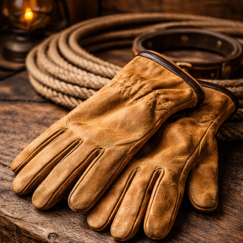 Leather Ranch Gloves